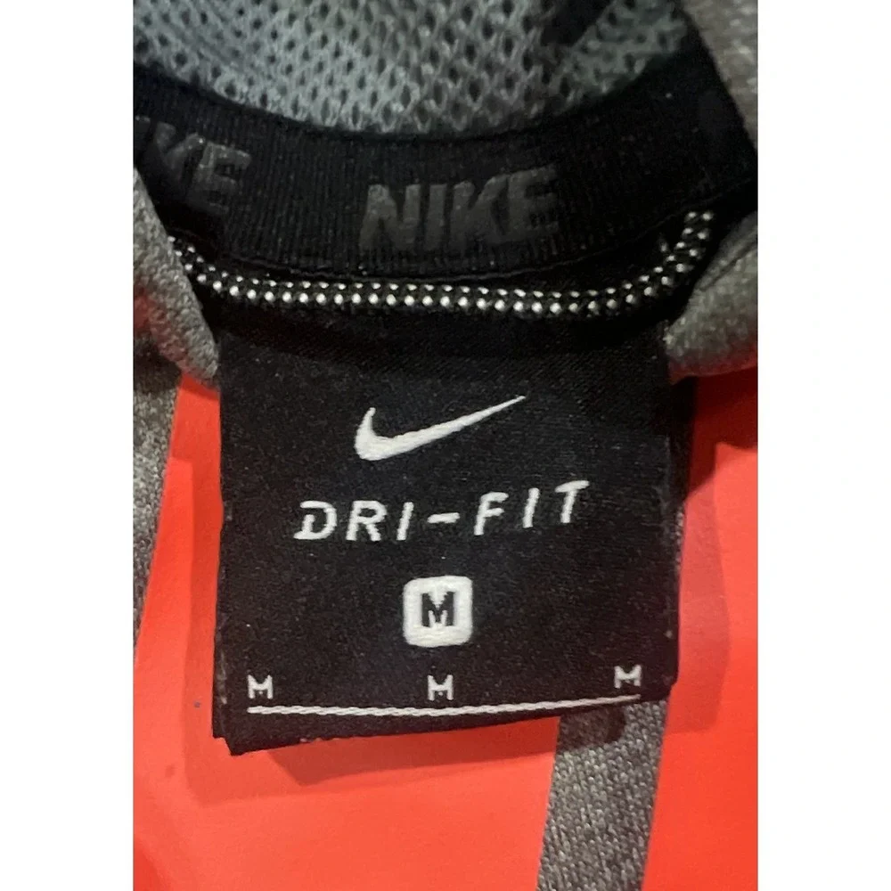 Nike Hoodie Boys Medium Gray Dri Fit Pullover Activwear Performance Kidcore - Picture 3 of 7